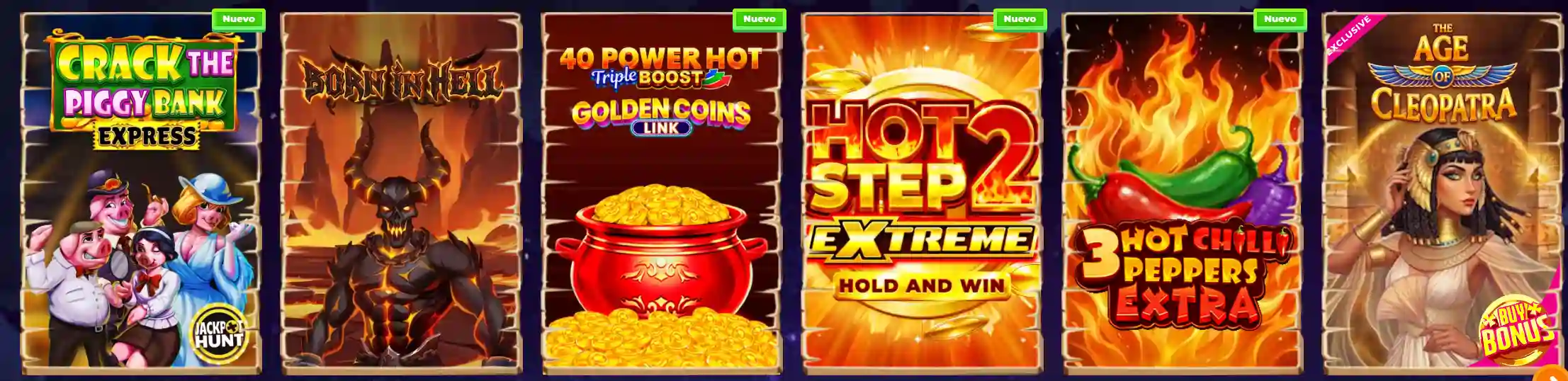 Wazamba Casino nuevas tragaperras disponibles